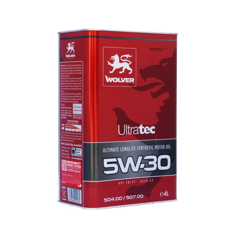 Wolver Engine Oil WOLWER 5W-30 UltraTec Motor Oil